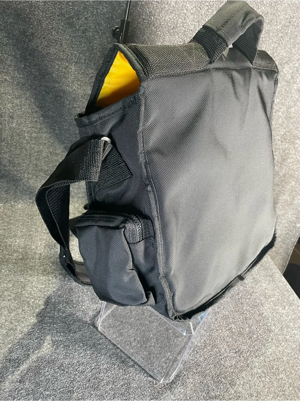 Caffeine Record Messenger Bag DJ Gig Case Vintage VTG Has Tear See Pics RARE